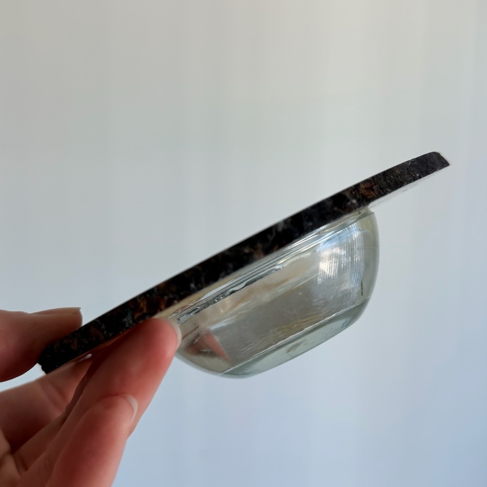 Natural Agate Slice Oil Lamp - Picture 5 of 8